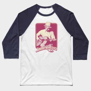 Jimmie Rodgers - America's First Blue Yodler Baseball T-Shirt